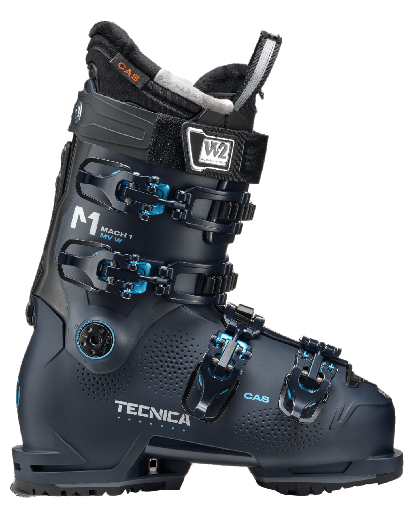 Tecnica Mach1 MV 95 Women's Td GW Snow Ski Boots - Ink Blue - 2024 Women's Snow Ski Boots - Trojan Wake Ski Snow