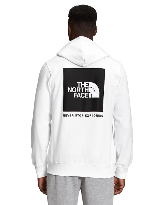 The North Face Box Nse Pullover Hoodie - Tnf White/Tnf Black Men's Hoodies - Trojan Wake Ski Snow