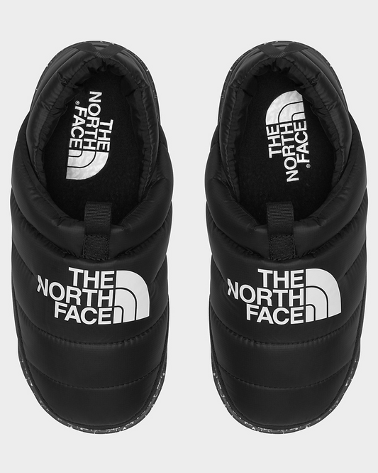 The North Face Women's Nuptse Mule - TNF Black / TNF White Women's Apres Boots - Trojan Wake Ski Snow