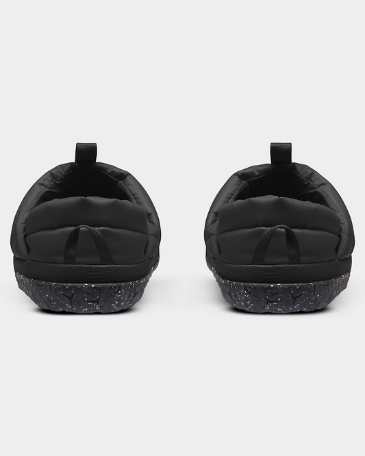 The North Face Men's Nuptse Mule - TNF Black / TNF White Men's Apres Boots - Trojan Wake Ski Snow