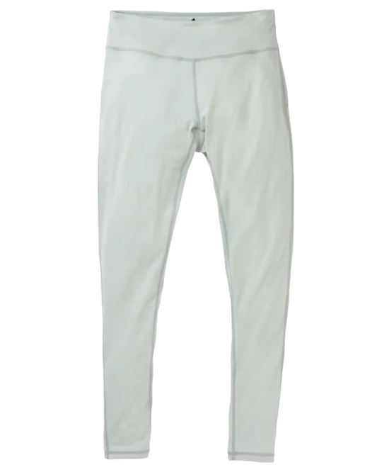 Burton Midweight Merino Women's Pants - Aqua Gray Women's Thermal Bottoms - Trojan Wake Ski Snow