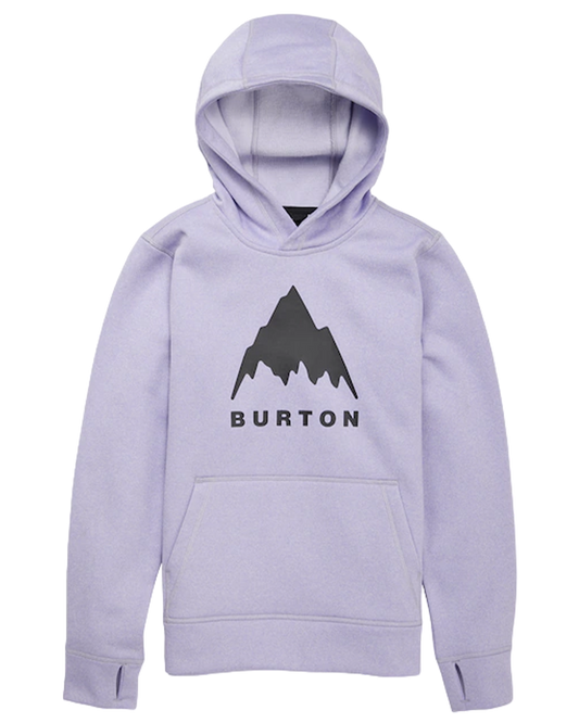 Burton Kids' Oak Pullover Hoodie - Supernova Heather Kids' Hoodies - Trojan Wake Ski Snow