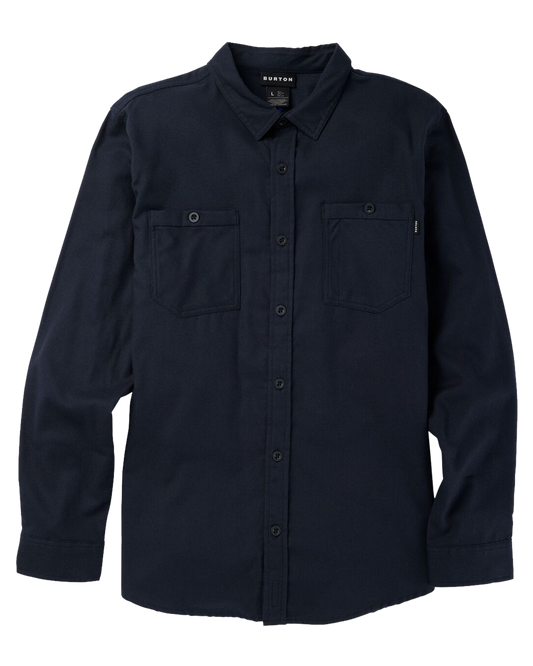 Burton Men's Favorite Long Sleeve Flannel - True Black Shirts & Tops - Trojan Wake Ski Snow