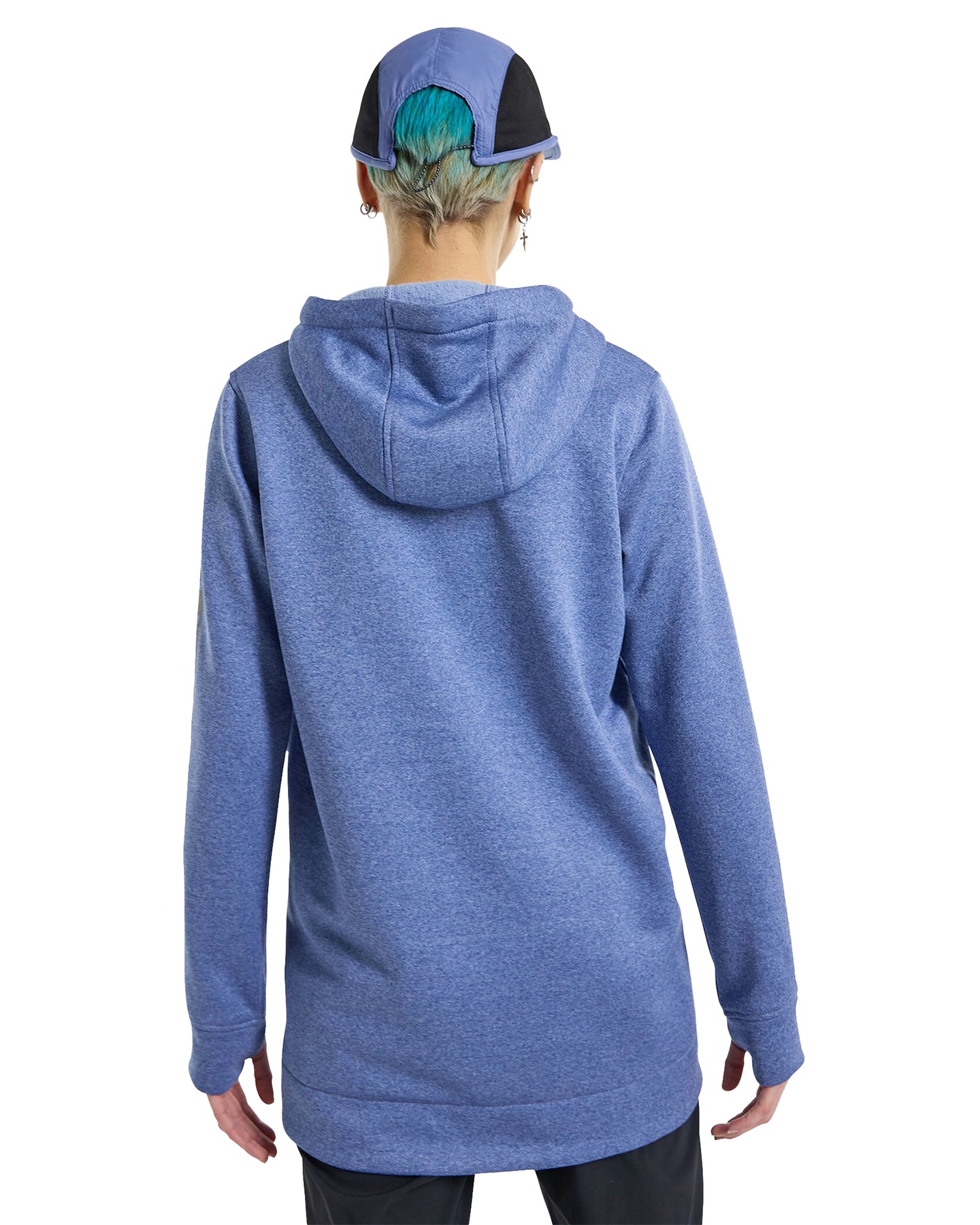 Burton Women's Oak Long Pullover Hoodie - Slate Blue Heather Hoodies & Sweatshirts - Trojan Wake Ski Snow