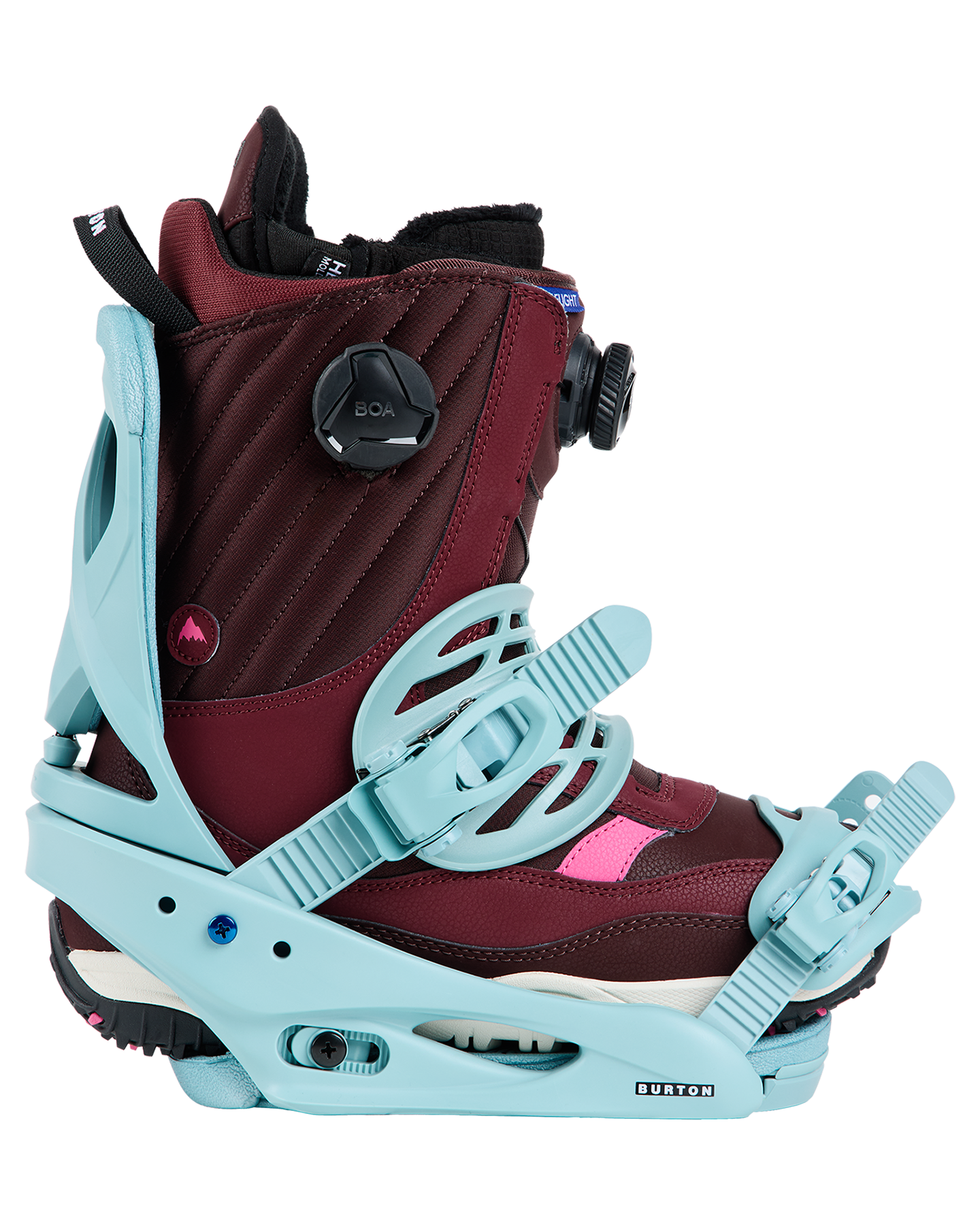 Burton Women's Scribe Re:Flex Snowboard Bindings - Rock Lichen - 2024 Women's Snowboard Bindings - Trojan Wake Ski Snow