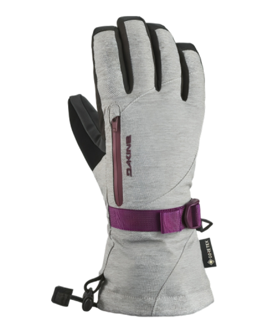 Dakine Women's Sequoia Gore-Tex Glove - Silver Grey - 2024 Women's Snow Gloves & Mittens - Trojan Wake Ski Snow
