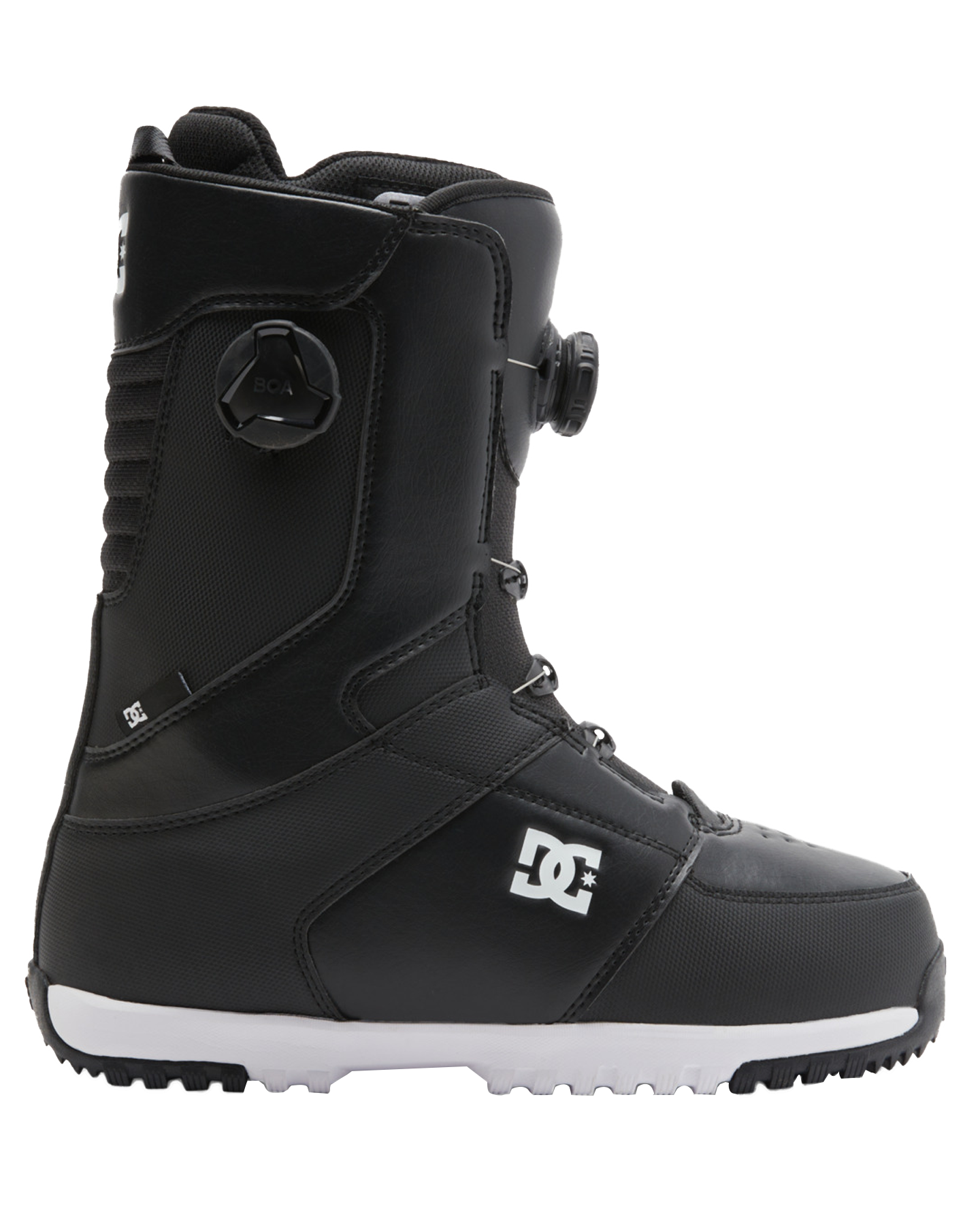 DC Control BOA® Snowboard Boots - Black/Black/White Men's Snowboard Boots - Trojan Wake Ski Snow