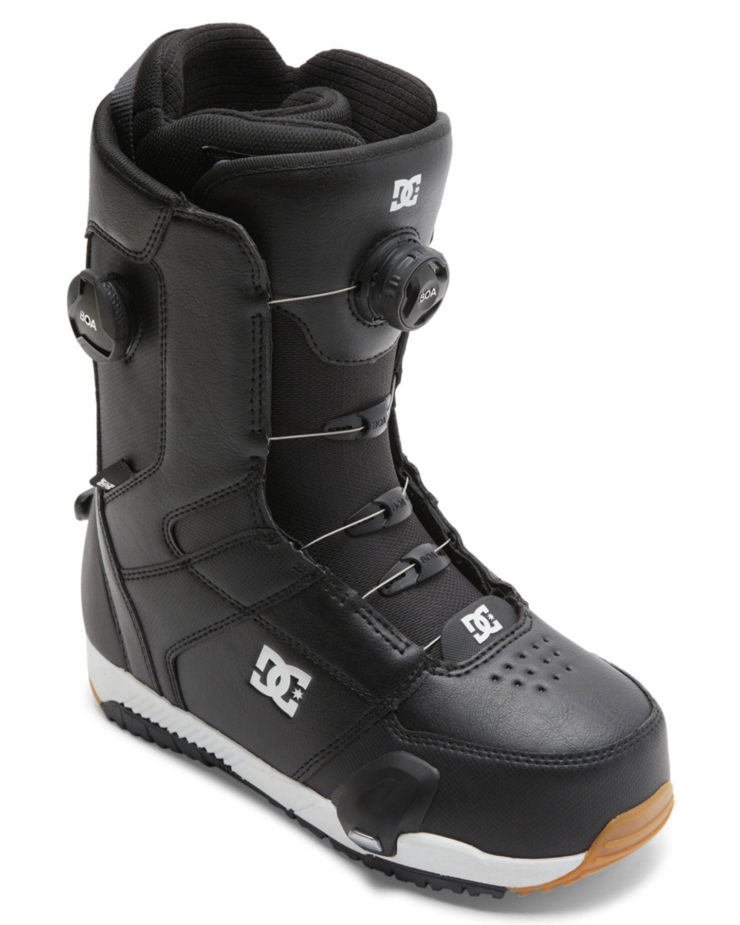 DC Control Step On BOA® Snowboard Boots - Black/White Men's Snowboard Boots - Trojan Wake Ski Snow