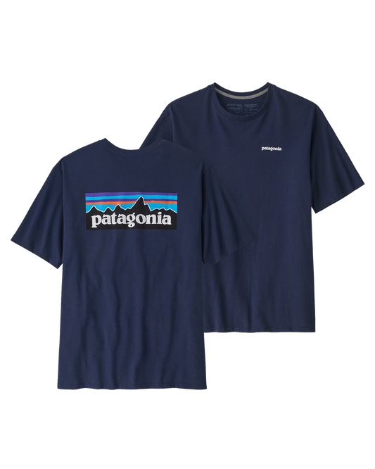 Patagonia P-6 Logo Responsibili-Tee - Classic Navy Shirts & Tops - Trojan Wake Ski Snow