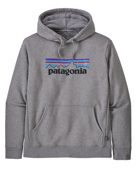 Patagonia P-6 Logo Uprisal Hoody - Gravel Heather Hoodies & Sweatshirts - Trojan Wake Ski Snow