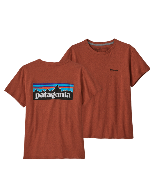 Patagonia Women's P-6 Logo Responsibili-Tee - Quartz Coral Pants - Trojan Wake Ski Snow