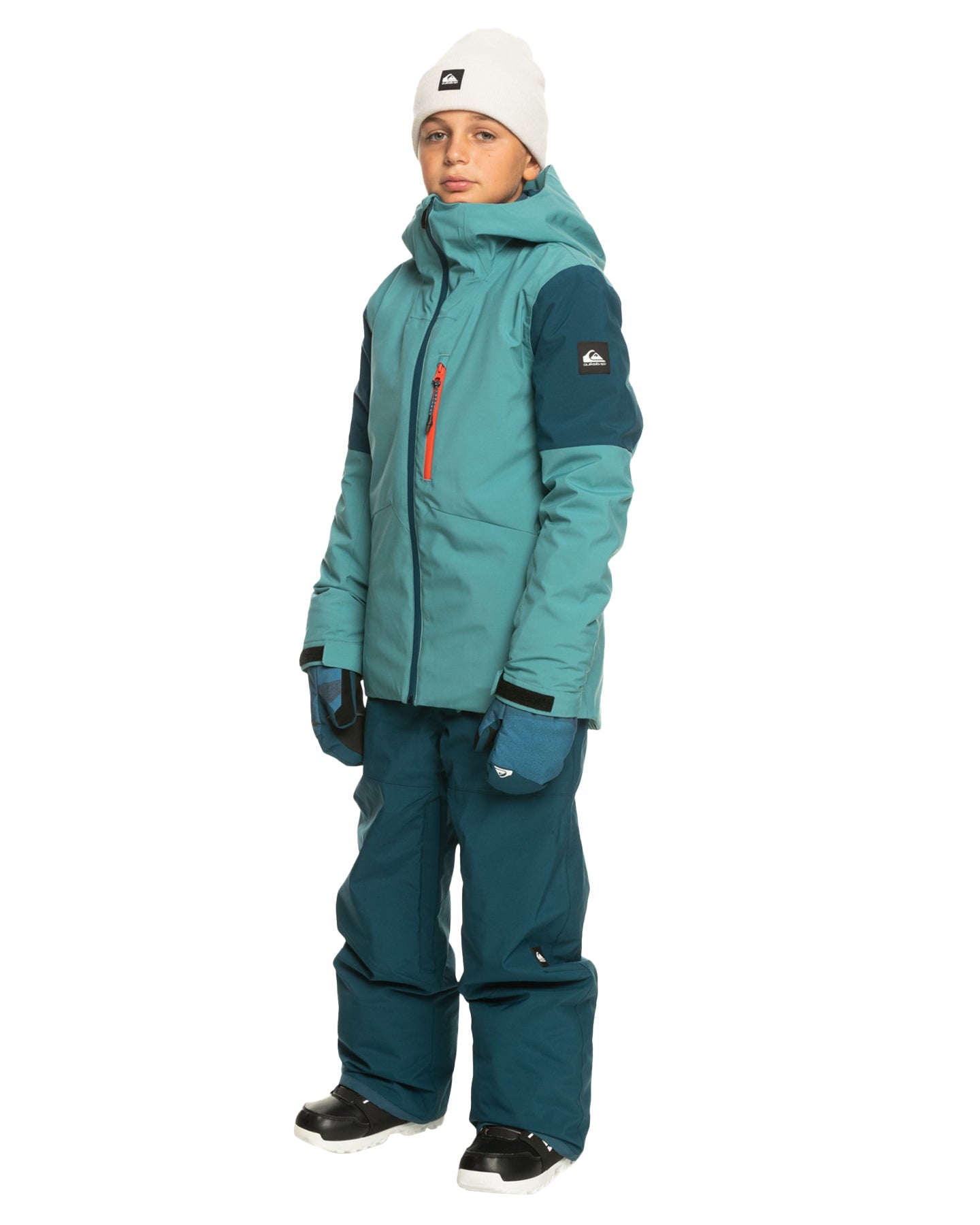 Quiksilver Boys' Travis Rice Technical Snow Jacket - Brittany Blue Kids' Snow Jackets - Trojan Wake Ski Snow