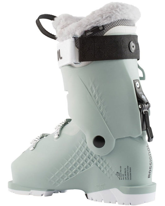 Rossignol Alltrack Pro 100 Women's Ski Boots - Shadow Green - 2023 Women's Snow Ski Boots - Trojan Wake Ski Snow