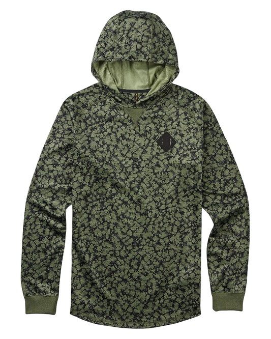 Burton Caption Hoodie - Rifle Green Mossgenn Men's Hoodies - Trojan Wake Ski Snow