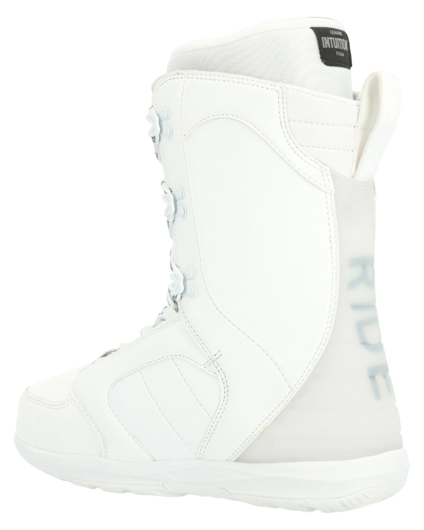Ride Anchor Snowboard Boots - White - 2024 Men's Snowboard Boots - Trojan Wake Ski Snow
