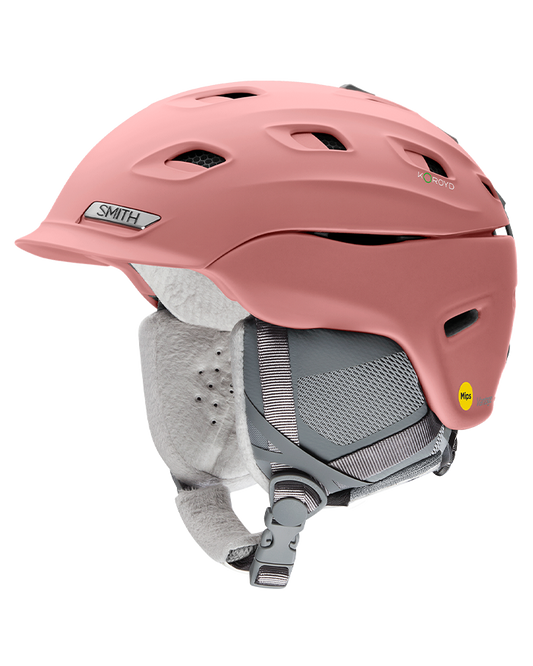 Smith Vantage Mips Womens Helmet - Matte Chalk Rose - 2023 Snow Helmets - Womens - Trojan Wake Ski Snow