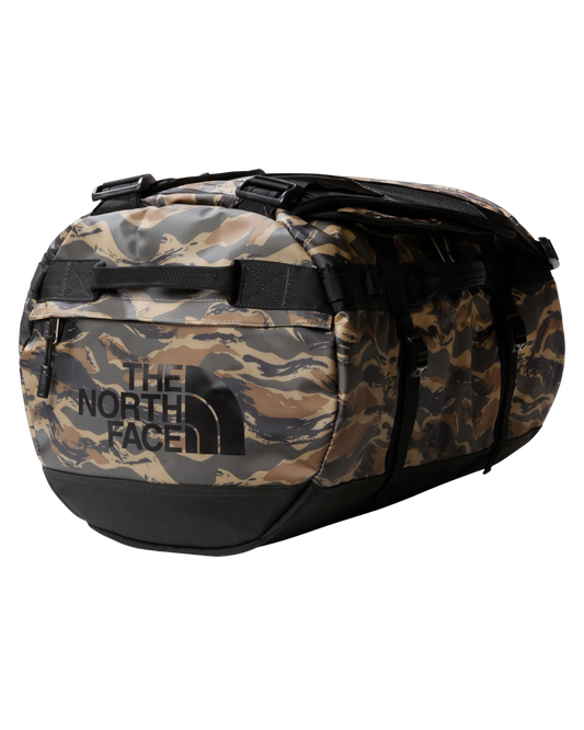 The North Face Base Camp Duffel - New Taupe Green Painted Camo Print / TNF Black - 2023 Luggage Bags - Trojan Wake Ski Snow