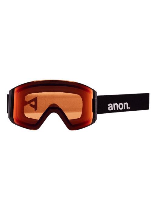 Anon Sync Snow Goggles + Bonus Lens - Black/Perceive Sunny Red Lens Snow Goggles - Mens - Trojan Wake Ski Snow