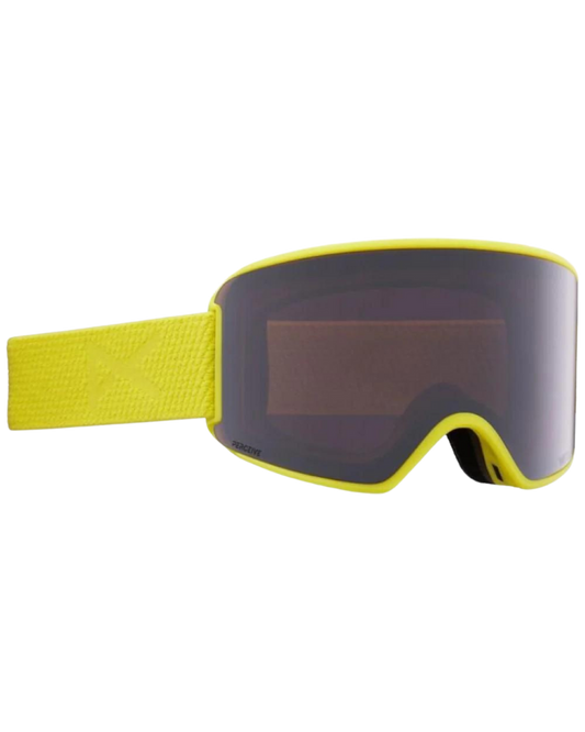 Anon WM3 Low Bridge Fit Snow Goggles - Lemon / Perceive Sunny Onyx - 2022 Women's Snow Goggles - Trojan Wake Ski Snow