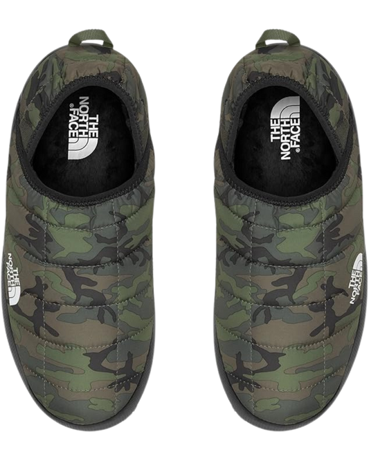The North Face Thermoball Traction Mule V - Thyme Brush Camo Print/Thyme Unisex Apres Boots - Trojan Wake Ski Snow