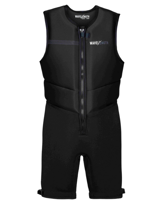 Wavelength Men's Buoyancy Suit - Blackout Buoyancy Suits - Trojan Wake Ski Snow