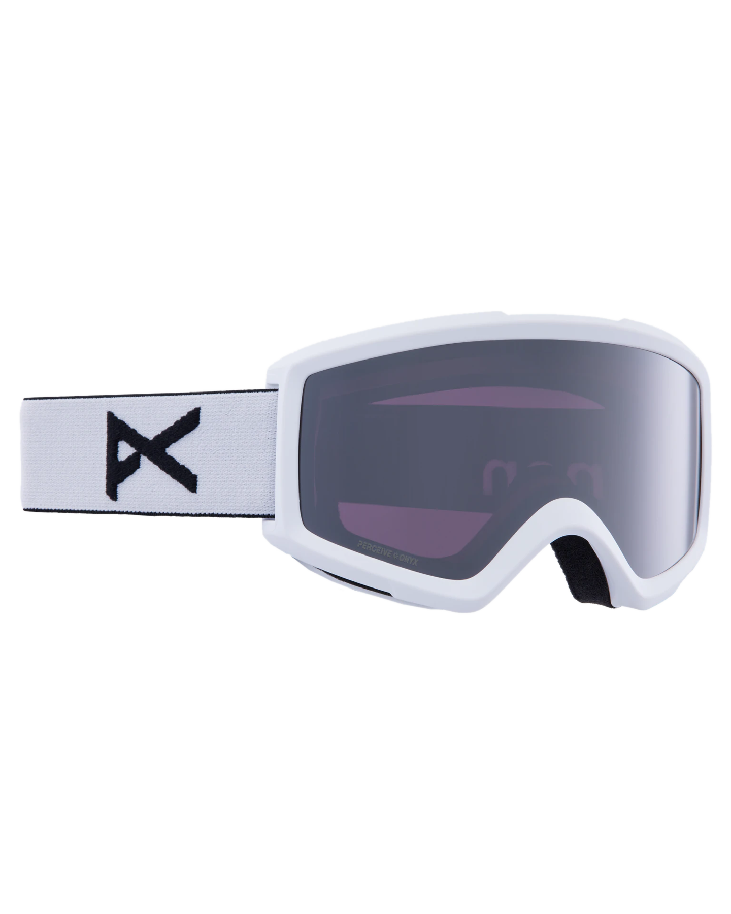 Anon Helix 2.0 Snow Goggles + Bonus Lens - White/Perceive Sunny Onyx Lens Men's Snow Goggles - Trojan Wake Ski Snow
