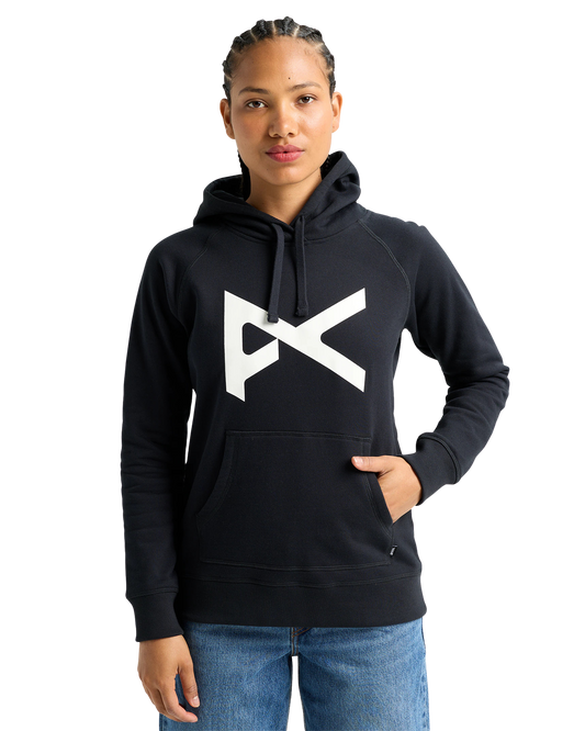 Anon Pullover Hoodie - Black/White Unisex Hoodies - Trojan Wake Ski Snow