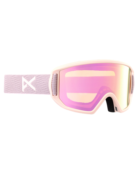 Anon Relapse Jr. Snow Goggles + Mfi® Face Mask - Elderberry/Pink Amber Lens Snow Goggles - Kids - Trojan Wake Ski Snow