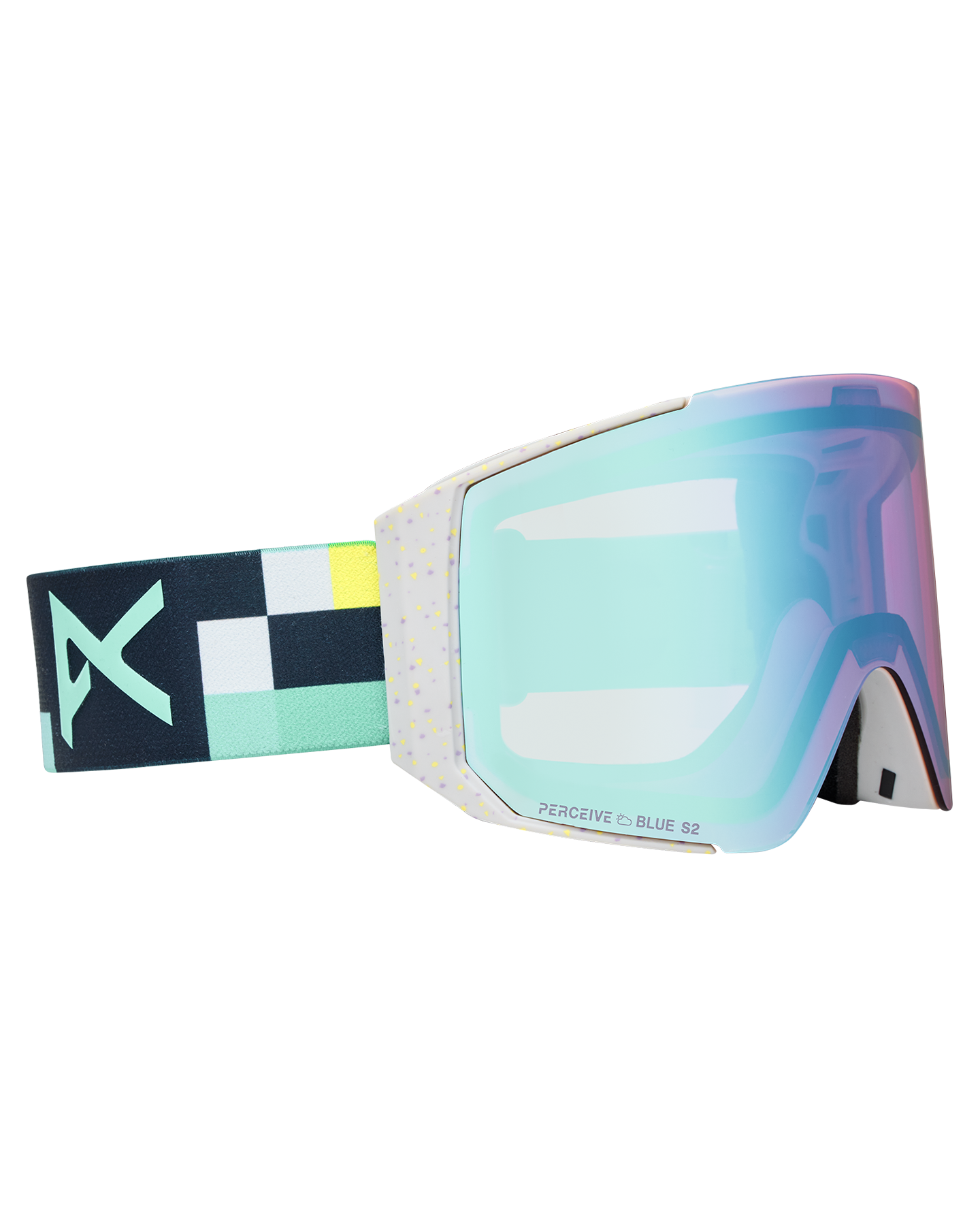 Anon Sync Low Bridge Snow Goggles - Pixel/Perceive Variable Blue