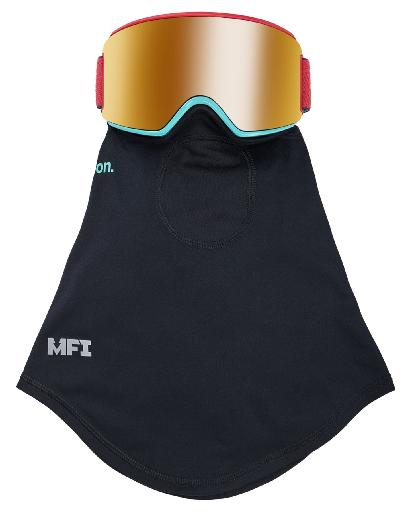 Anon WM3 Low Bridge Fit Snow Goggles + Bonus Lens + MFI - Coral / Perceive Sunny Bronze Women's Snow Goggles - Trojan Wake Ski Snow