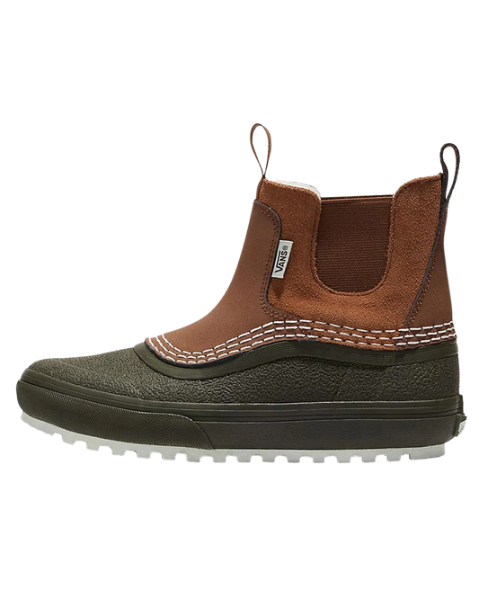 Vans Mte Standard Mid Chelsea Waterproof - Hana Beaman Brown/Green Unisex Apres Boots - Trojan Wake Ski Snow