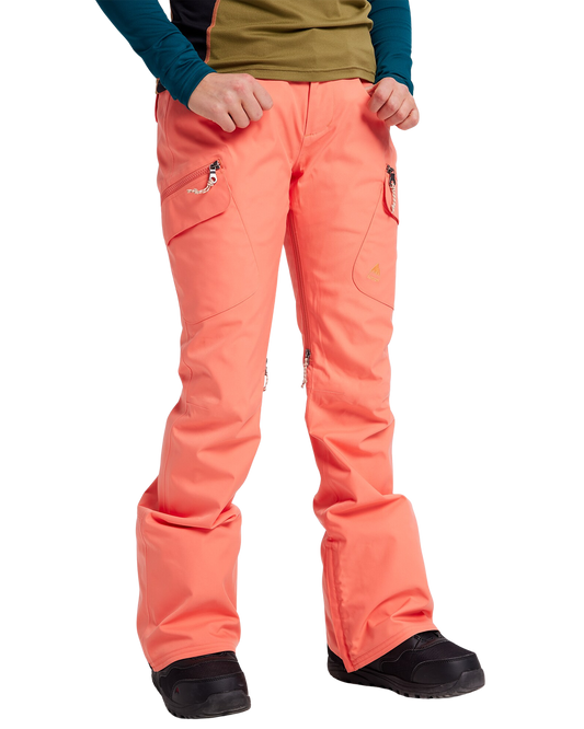 Burton Gloria Women's Insulated Pant - Persimmon (L) Women's Snow Pants - Trojan Wake Ski Snow