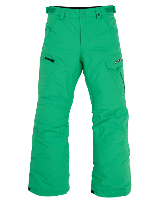 Burton Kids' Exile 2L Cargo Snow Pants - Galaxy Green Kids' Snow Pants - Trojan Wake Ski Snow