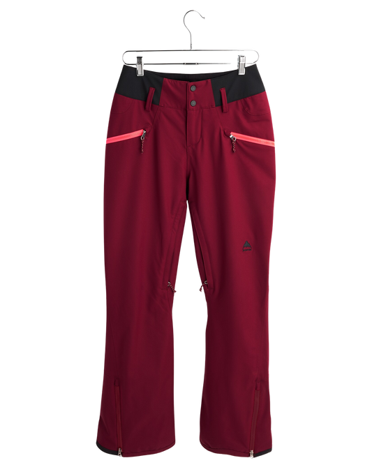 Burton Marcy Women's High Rise Women's Pant - Mulled Berry Women's Snow Pants - Trojan Wake Ski Snow