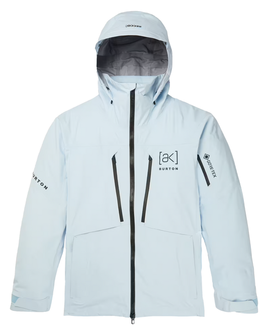 Burton Men's [ak]® Hover Gore‑Tex 3L Stretch Snow Jacket - Moonrise Men's Snow Jackets - Trojan Wake Ski Snow