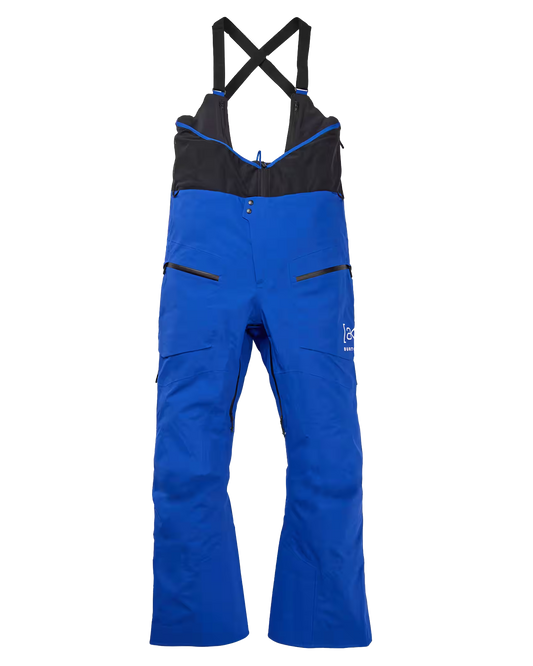 Burton Men's [ak]® Tusk Gore-Tex Pro 3L Hi-Top Snow Bib Pants - Jake Blue Men's Snow Bibs - Trojan Wake Ski Snow