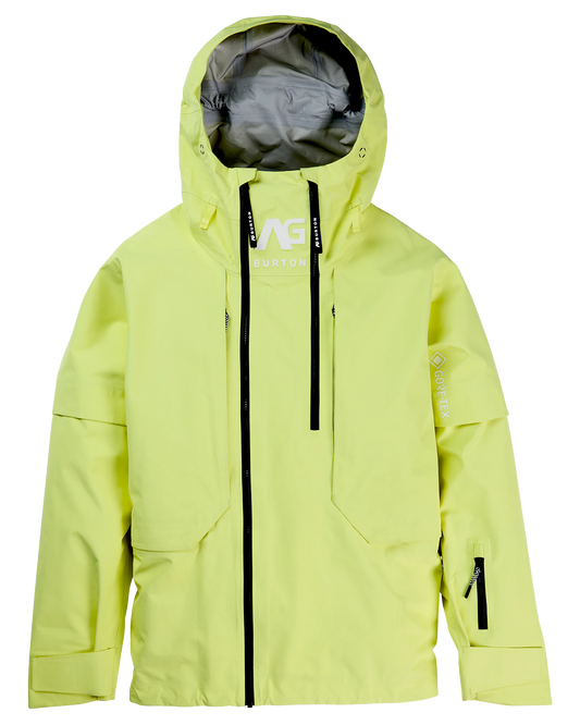 Burton Men's Analog Hardpack Gore-Tex 3L Snow Jacket - Sulfur Zest - 2024 Men's Snow Jackets - Trojan Wake Ski Snow