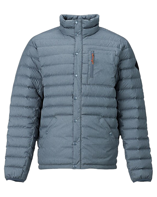 Burton Men's Evergreen Down Insulated Jacket - LA Sky Heather Men's Jackets - Trojan Wake Ski Snow