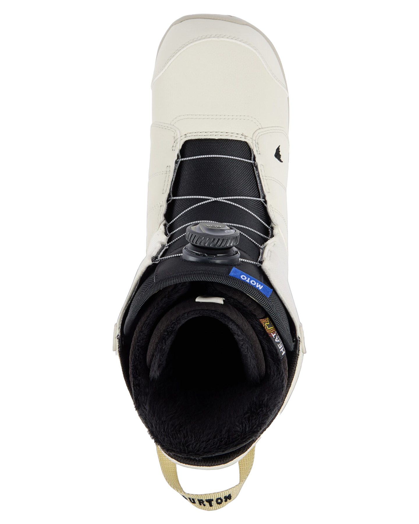 Burton Men's Moto Boa® Snowboard Boots - Stout White - 2024 Snowboard Boots - Mens - Trojan Wake Ski Snow
