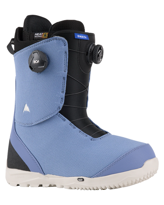 Burton Men's Swath Boa® Snowboard Boots - Slate Blue - 2024 Snowboard Boots - Mens - Trojan Wake Ski Snow