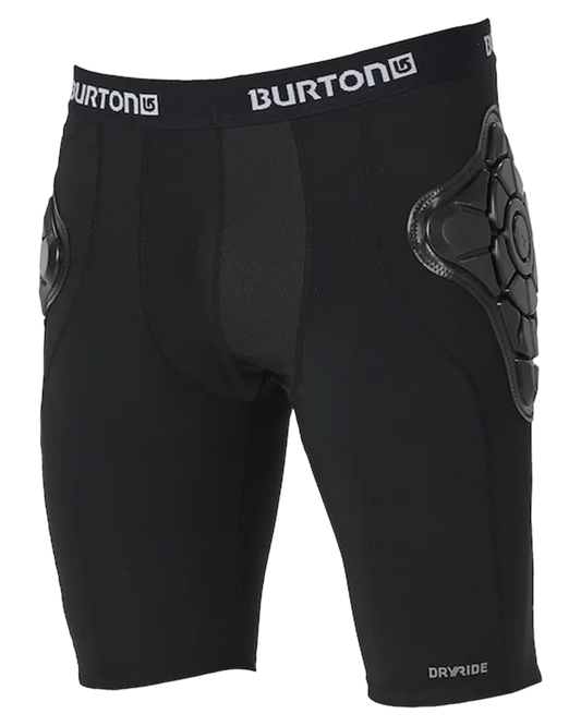 Burton Men's Total Impact Shorts - True Black Snow Protection - Trojan Wake Ski Snow