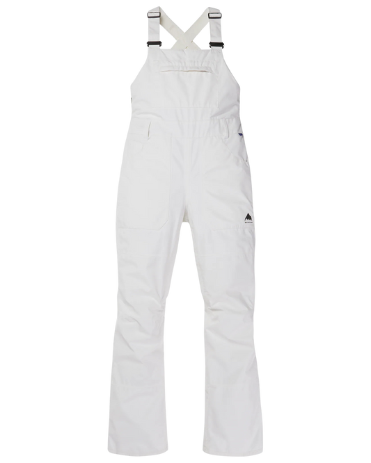Burton Women's Avalon GORE-TEX® 2L Bib - Stout White Women's Snow Bibs - Trojan Wake Ski Snow