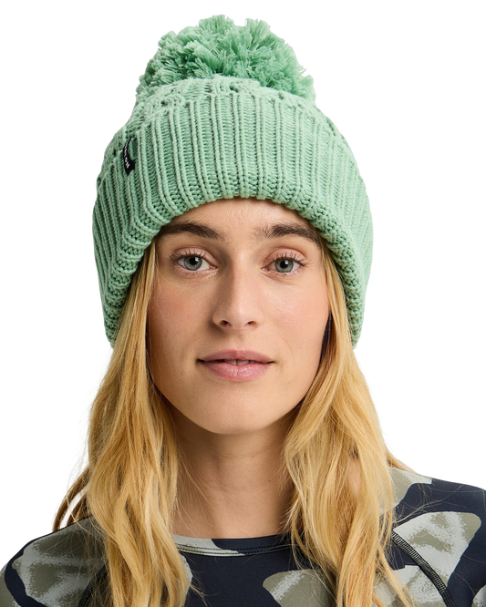 Burton Women's Fleece Lined Zippy Beanie - Soft Sage