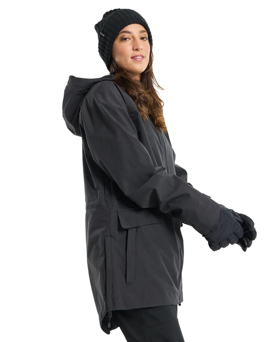 Burton Women's Lalik 2L Snow Jacket - True Black Women's Snow Jackets - Trojan Wake Ski Snow