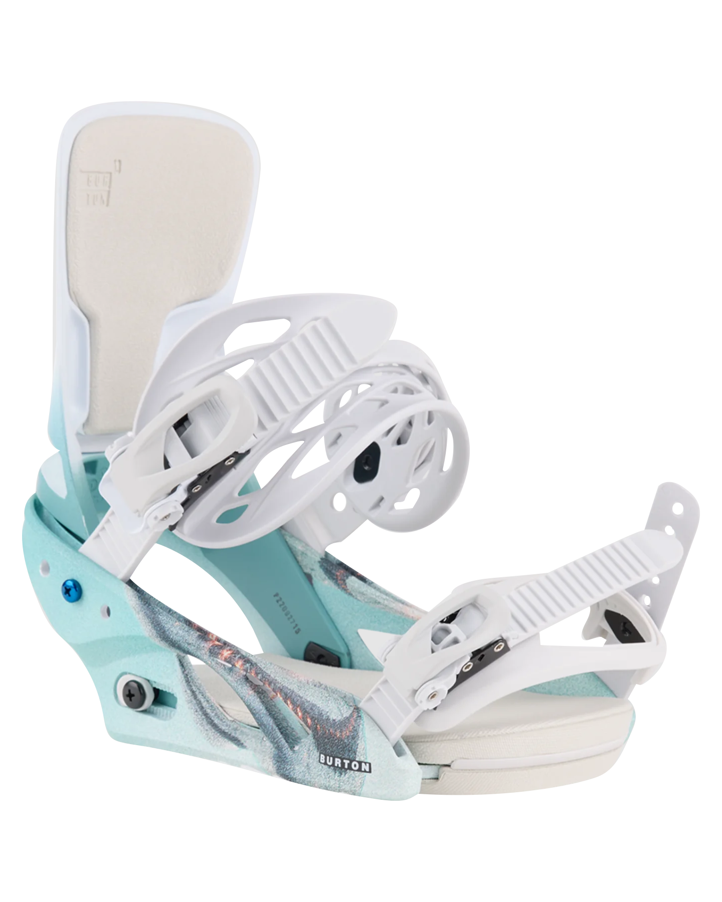 Burton Women's Lexa Re:Flex Snowboard Bindings - White / Graphic - 2024 Snowboard Bindings - Womens - Trojan Wake Ski Snow