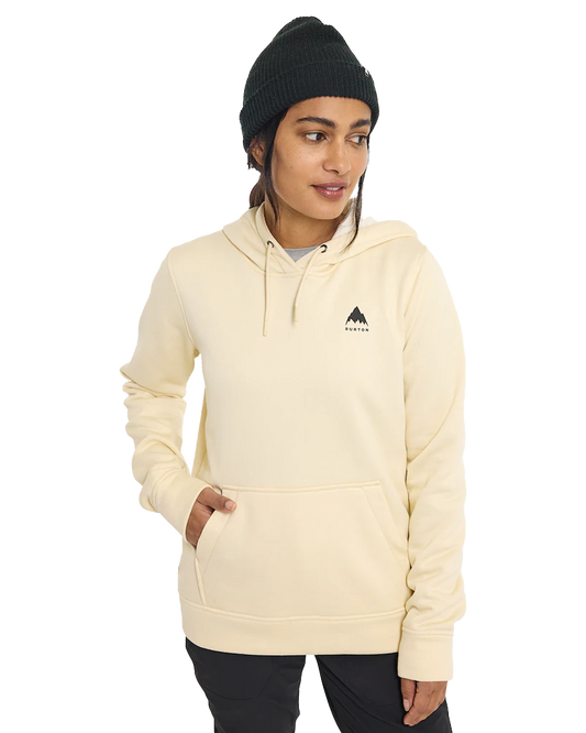 Burton Women's Oak Pullover Hoodie - Crème Brulee Heather Women's Hoodies - Trojan Wake Ski Snow