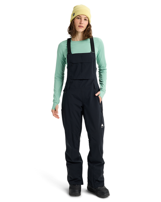 Burton Women's Reserve 2L Stretch Snow Bib Pants - True Black