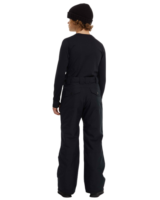Elude No Limit Kids Pant - True Black - 2023 Kids' Snow Pants - Trojan Wake Ski Snow
