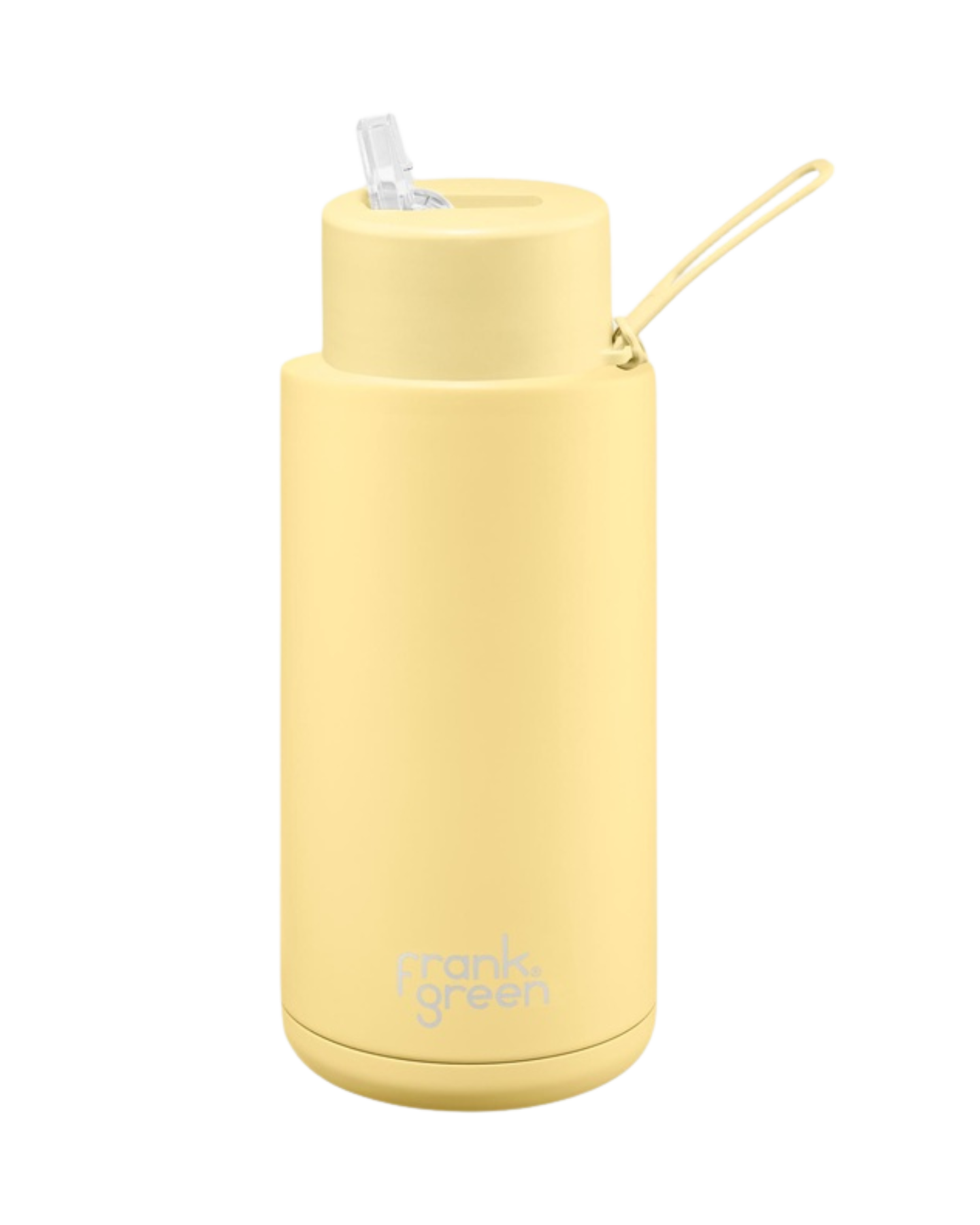 Frank Green 34Oz Reusable Bottle W/ Straw Lid - Buttermilk Jetski Accessories - Trojan Wake Ski Snow
