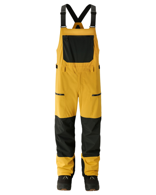 Jones Men's Mtn Surf Recycled Snow Bib - Sunrise Gold - 2024 Men's Snow Bibs - Trojan Wake Ski Snow